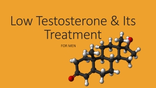 Low Testosterone & Its Treatment
