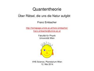 Quantentheorie