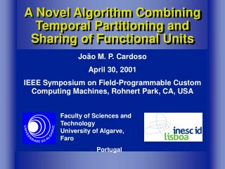 A Novel Algorithm Combining Temporal Partitioning and Sharing of Functional Units