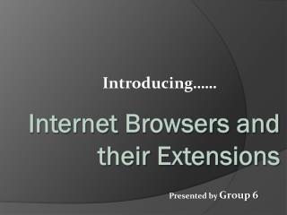 Internet Browsers and their Extensions