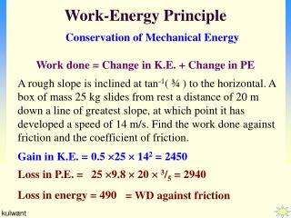 Work-Energy Principle