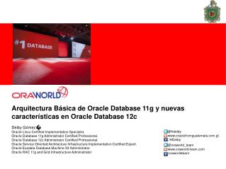 Arquitectura Básica de Oracle Database 11g y nuevas características en Oracle Database 12c
