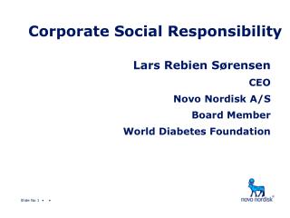 Corporate Social Responsibility