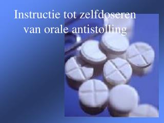 Instructie tot zelfdoseren van orale antistolling