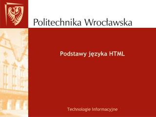 Podstawy języka HTML