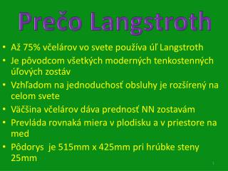 Až 75% včelárov vo svete používa úľ Langstroth
