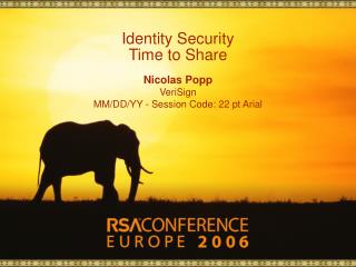 Identity Security Time to Share