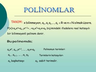 POLİNOMLAR