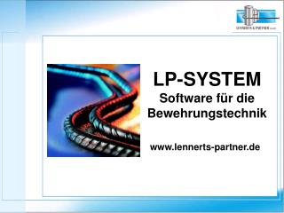 LP-SYSTEM Software für die Bewehrungstechnik