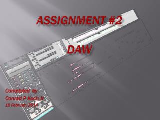 Assignment #2 DAW