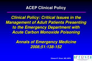 Clinical Decision Making In Emergency Medicine Pone Vedra Beach, FL June 27, 2008