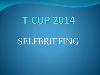 T-CUP 2014