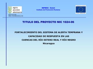 TITULO DEL PROYECTO NIC 1024-06