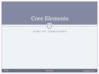 Core Elements