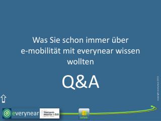 Was Sie schon immer über e-mobilität mit everynear wissen wollten