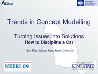 Trends in Concept Modelling Turning Issues into Solutions How to Discipline a Cat