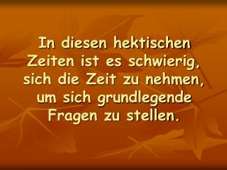 WARUM wird einem eine Pizza schneller geliefert als ein Krankenwagen kommt?