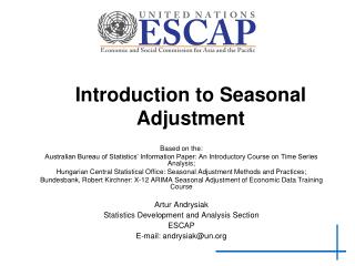 Introduction to Seasonal Adjustment