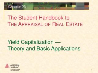 Yield Capitalization — Theory and Basic Applications