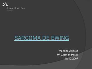 Sarcoma de Ewing
