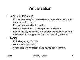 Virtualization