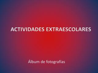 Álbum de fotografías