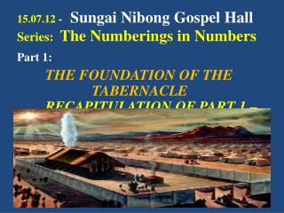 15.07.12 - Sungai Nibong Gospel Hall Series: The Numberings in Numbers