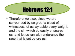 Hebrews 12:1