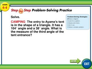 Lesson 4-4 Example 5