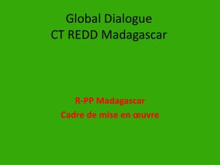Global Dialogue CT REDD Madagascar