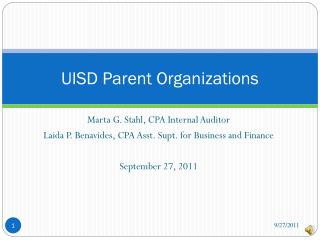 UISD Parent Organizations