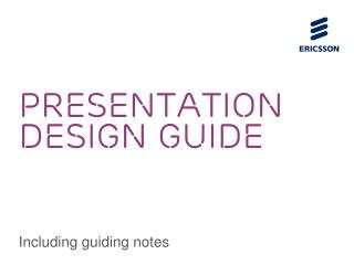 PRESENTATION DESIGN GUIDE