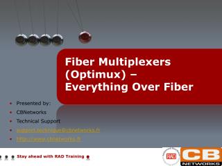 Fiber Multiplexers (Optimux) – Everything Over Fiber