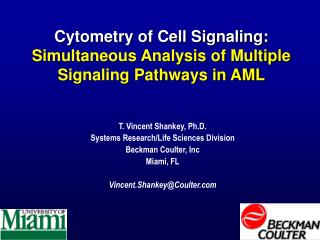 Cytometry of Cell Signaling: Simultaneous Analysis of Multiple Signaling Pathways in AML
