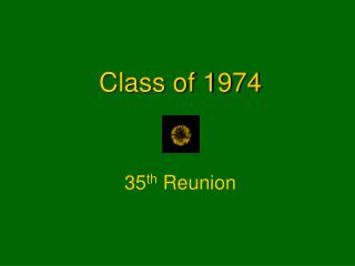 Class of 1974