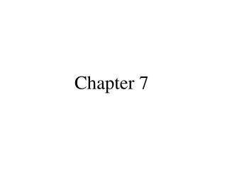 Chapter 7