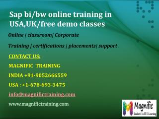 SAP MDM online training