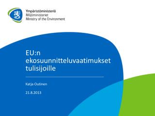 EU:n ekosuunnitteluvaatimukset tulisijoille