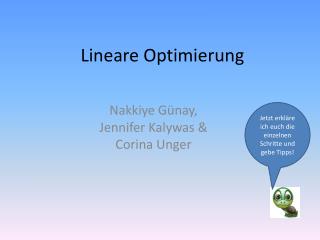 Lineare Optimierung