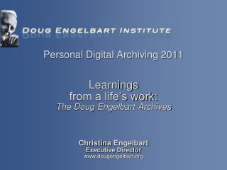 Christina Engelbart Executive Director dougengelbart