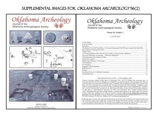 Supplemental images for Oklahoma archeology 56(2)