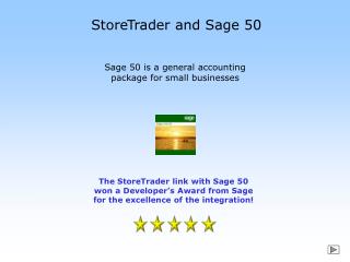 StoreTrader and Sage 50
