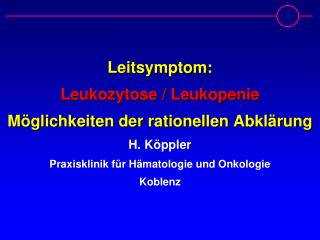 Leukozytose