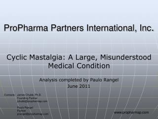 ProPharma Partners International, Inc .