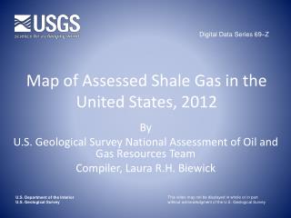 Map of Assessed Shale Gas in the United States, 2012