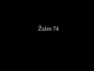 Žalm 74