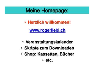 Meine Homepage: