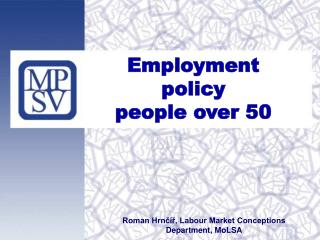 Employment policy people over 50
