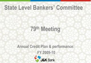State Level Bankers’ Committee