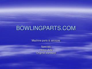 BOWLINGPARTS.COM